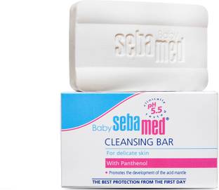 Sebamed Baby Cleansing Bar|pH 5.5 |Newborn bathing|Soap Free|Tear Free
