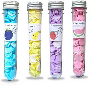 Cursive Travel Soft Paper Soap Flower, Heart and Design, Body and Hand Wash Bottle