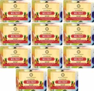 Ayusoul Ayurveda Natural Mix Fruit Bath Soap for Soothing & Natural Skin