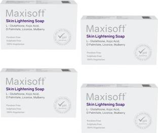 Maxisoft Skin Lightening Soap | Tan Removal, Brightening & Radiant Glow Daily Bathing Bar