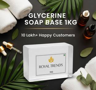 Royal Trends premium high quality Natural Glycerin Soap Base ,100% natural (1 kg)