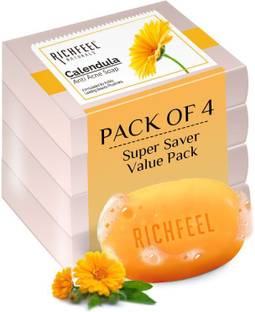 RICHFEEL Calendula Acne Soap 75 Gms Pack of 4