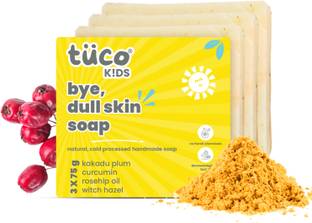 TuCo Intelligent Kids Bye, Dull Skin Soap with Turmeric, for Dull & Sensitive Skin