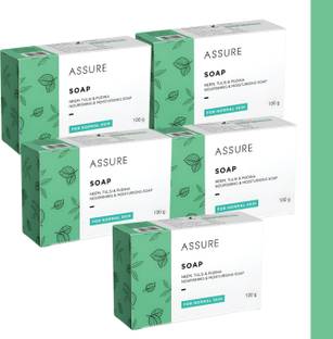 ASSURE Neem ,Tulsi & Pudina Soap 100GM (PACK OF 5)