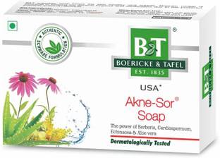 Dr.Willmar Schwabe India B&T Akne Sor Soap (Pack of 3) for acne and pimples