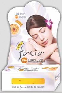 Ratan's Facia Luxury Bathing Bar With Kesar Chandan 25gm-Pack of 12