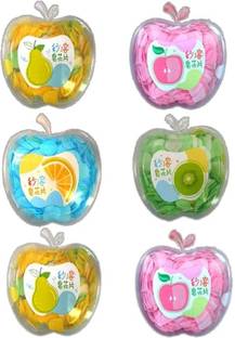 RAZY Flavour Design Apple Shape Bottle Paper Soap Clean Soft Bath For Travel