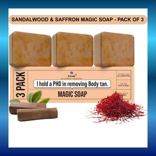 G LOOK Glow Purity Soap – With Herbal Bright Skin Saffron-Sandal Blend