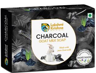 Lakshmi Krishna Goat Milk Charcoal Soap