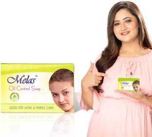 Melas oil control soap, haldi & glycerin, 75 gm each (pack of 6)