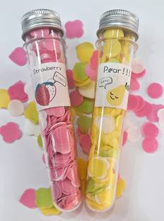 B inik Soft Paper Soap Flower Design Tube Shape Bottle PACK OF 4Pcs