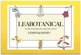 Leabotanical Lemon & Honey Soap | Clear skin | Brighten & Glowing skin tone | Handmade