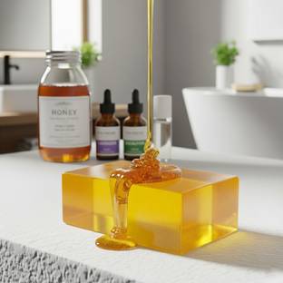 ALOE E Transparent Organic Soap Base(Made with Honey & Glycerin)