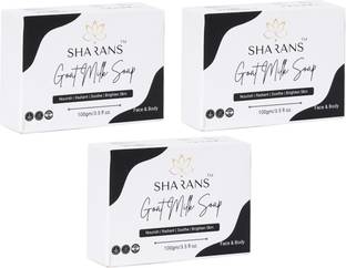 Sharans Goat Milk Soap For Women & Men with Vitamin E