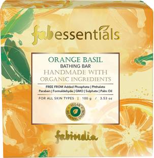 fabessentials Orange Basil Organic Handmade Bathing Bar