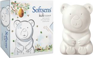 Softsens Teddy Bear Kids Soap|Gentle & Nourishing with Shea Butter & Milk Cream