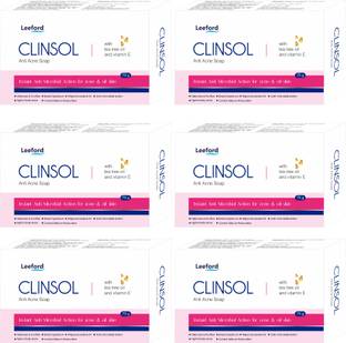 Clinsol Anti-Acne Soap with Tea Tree Oil & Vitamin E | Controls Sebum Production