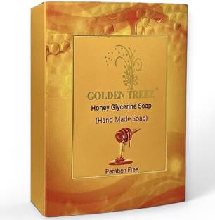 Golden Treez Honey Handmade Soap For Dry skin Natural Soap Pack of 1