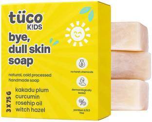 TuCo Intelligent Kids Dull Skin Soap, with Turmeric to brighten dull & tanned skin