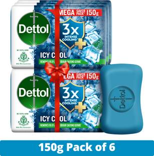 Dettol Icy Cool Bathing Soap Bar With 3x intense cooling
