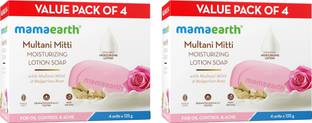 Mamaearth Multani Mitti Moisturizing Lotion Soap with Multani Mitti & Bulgarian Rose