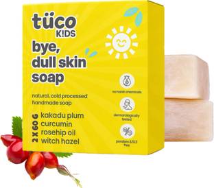 TuCo Kids Dull Skin Soap, with Turmeric to brighten & tanned skin