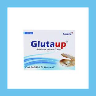 Alniche Glutaup Whitening Soap – Glutathione + Vitamin C + Aloe Vera
