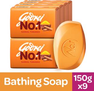 Godrej No.1 Sandal & Turmeric Bath Soap