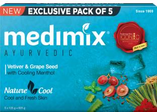 MEDIMIX Nature Cool Soap with Vetiver, Grape Seed and Menthol