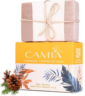CAMIA Handcrafted Cedarwood Cold Processed Soap