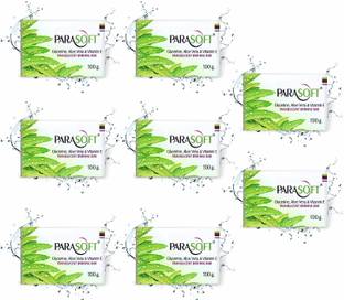 parasoft Moisturising Cleansing Body Soap For Dry Skin -100g(Pack of 8)