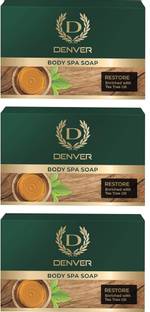 DENVER Restore Body Spa Soap - 125GM Each (Pack of 3)