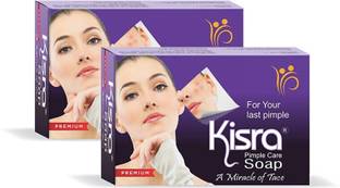 KISRA Premium Acne Prone Skin - Controls Acne Development - Clears Out Clogged Pores - Formulated Specially To Create A Barrier Against Acne Development – Pimple Care Soap