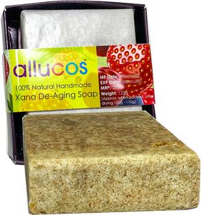 ALLUCOS Handmade Xana Anti-Aging Soap | Organic & Moisturizing | Vegan, Sulfate-Free