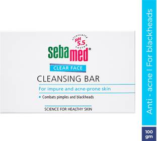 Sebamed Clear Face Cleansing Bar| pH 5.5 |Gentle & deep pore cleansing |