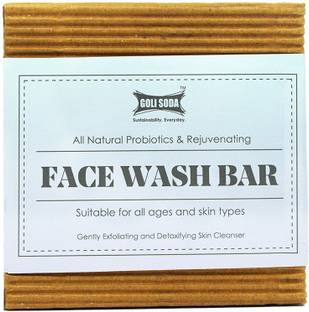 GOLI SODA All Natural Probiotics Face Wash Soap - (Pack Of 1)