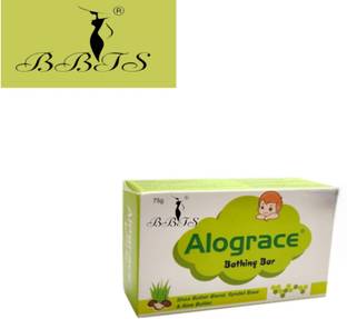 bbts Alograce Bathing Soap Bar With Shea Butter & Aloe-Vera (75g×1