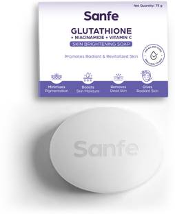 Sanfe Glutathione Niacinamide Vitamin C Brightening Soap For hydration pigmentation