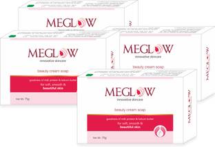 meglow Beauty Soap with Vitamin C & Glycerin for Intense Moisture & Nourished Skin