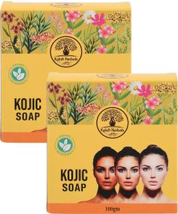 Kalah Herbals Kojic Acid Soap for Skin whitening & Brightening - Pigmentation ,Tan Removal