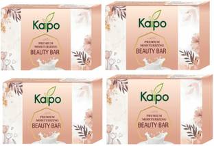 KAIPO Beauty Bar Soap with Vegetable Oils for Great Effect (4 Pack)