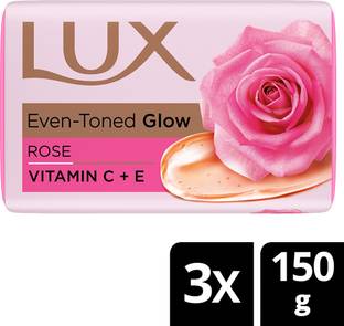 LUX Soft Glow Rose & Vitamin E For Glowing Skin Beauty Soap Mega Pack