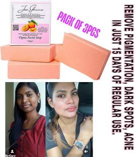 HGHASAYAGIRL Jiore Vigwa Facial Soap FOR PIGMENTATION,DARKSPOT, ACNE.INSTANT GLOWING 2PCS,k0o