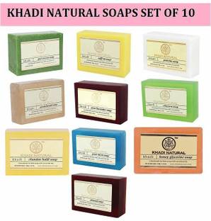 KHADI NATURAL Set of 10 soaps