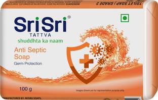 Sri Sri Tattva Anti-Septic Buy 3 Get 1 Free Germ Protection Soap