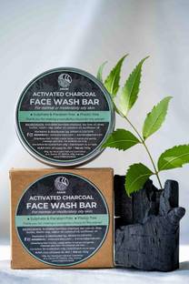 arani ACTIVATED CHARCOAL SOAP BAR for Body & Face