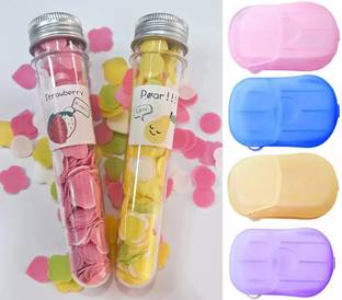 YTM Pack of 6 Box Soap Portable Paper Soap For travelling handwash