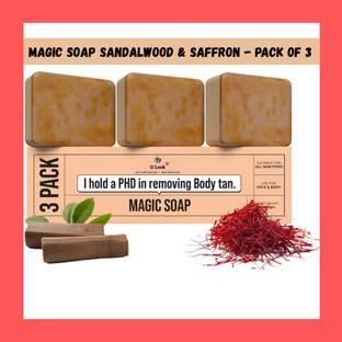 G LOOK Skin Glow Therapy Soap – Herbal Sandalwood & Saffron Bright Bar