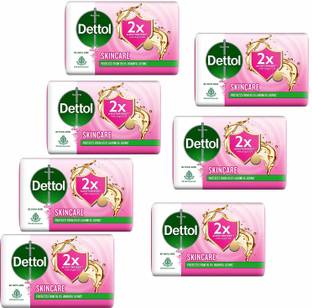 Dettol Moisturizing Soap Skincare Pink For Bright & Glow Pack of - 150g x 7