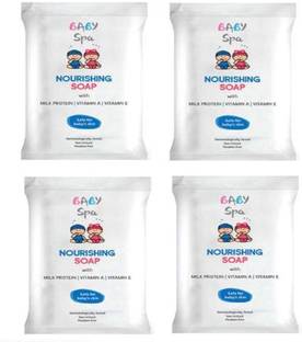 Modicare BABY SPA NOURISHING SOAP WITH MILKPROTEIN,VITAMIN A. 4X75G